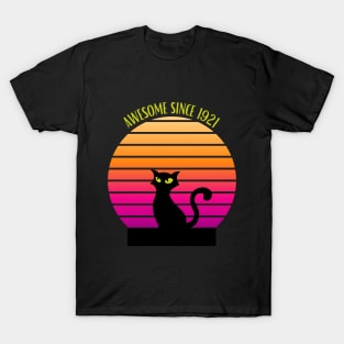 Awesome Cat Since 1921 T-Shirt